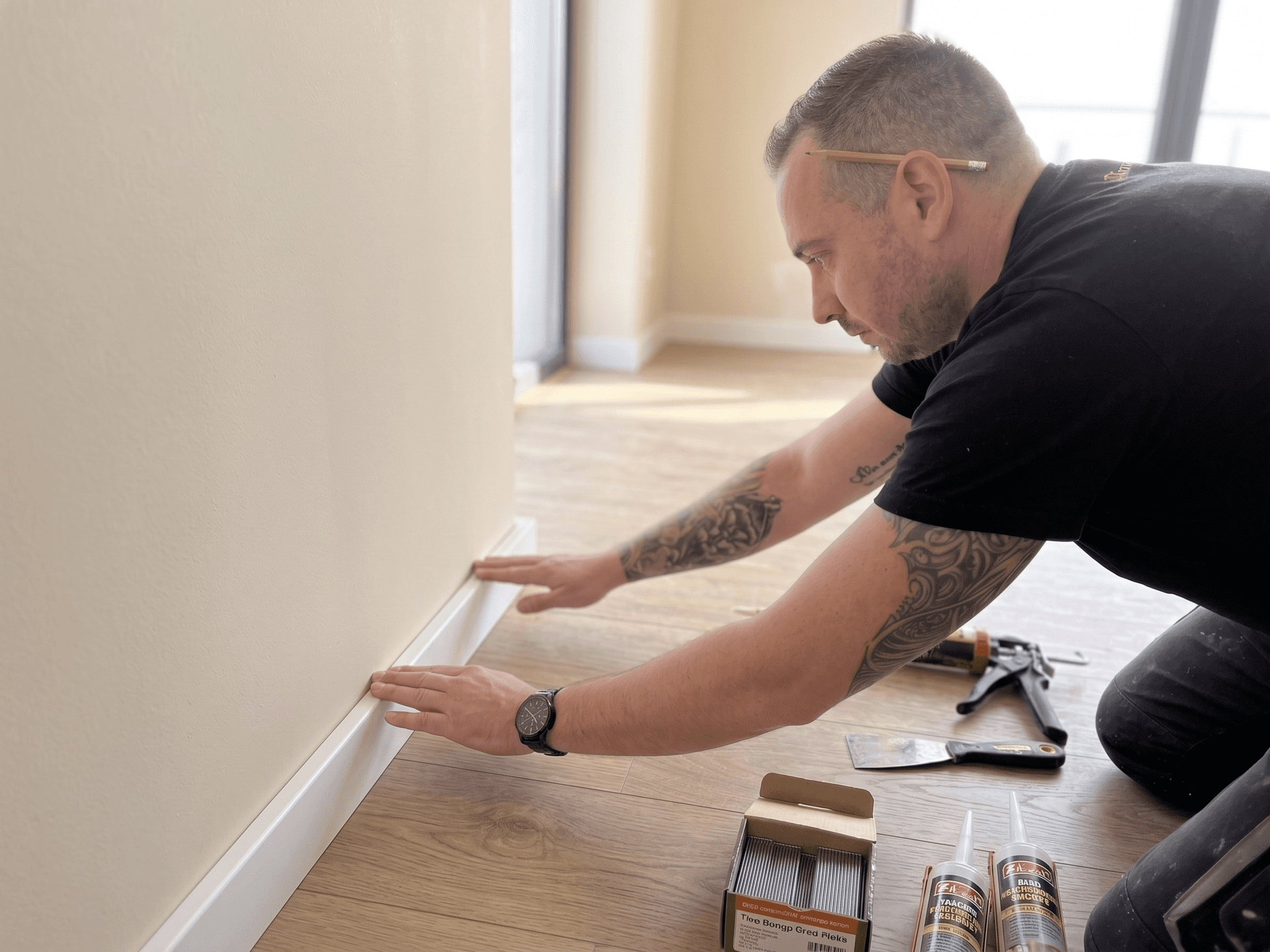 Montaż listew przypodłogowych Szczecin - złota rączka STmaster
